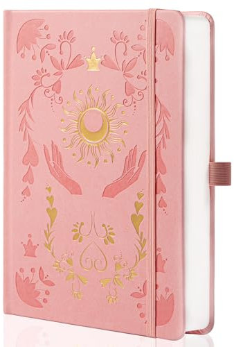 MGGAO Lined Journal Notebook für Frauen Männer, Journale für das Schreiben, A5 Aesthetic College Ruled Notebook für Arbeit, Reisen, Schule, 318 nummerierte Seiten, 14,7 x 21,4 cm