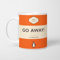 A Bit of Banter Go Away, I'm Reading Penguin Book Cover Mug, Literary Classics, Book Lover Gift