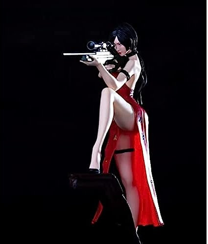 FAKKA Resident Evil Figur, Ada Wong, 34 cm/13,4 Zoll, PVC, Modell, Actionfigur, Anime, Dekoration, Geschenk