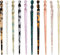 10Pcs Acétate Cheveux Bâtons, BetterJonny Baguettes À Cheveux Vintage Écaille Tortue Épingle Baguettes Bâtons à Cheveux en Acétate Pour Chignons Cheveux Longs Femmes Filles