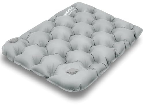 EULANT Aufblasbares Camping Sitzkissen,Wasserdicht Handpressen Luftkissen,Ultraleicht Reisekissen für Strand,Wandern Angeln Bootfahren,oder bei Konzerten, Tribünen, Strand, Rasen,Hause und Büro