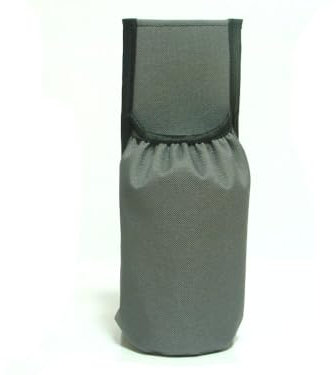 notlok Safety Work - Borsa per estintore da 1kg con Fissaggio a Strappo – Supporto estintore per Auto, Veicoli, Camper & Caravan, Grigio