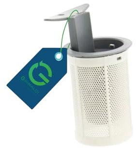 G GRIMALDI Filtro Centrale + Filtro Cilindrico Lavastoviglie compatibile con Whirlpool Indesit Ignis ricambio codice C00142344 per sistema filtraggio acqua e protezione pompa DG6100