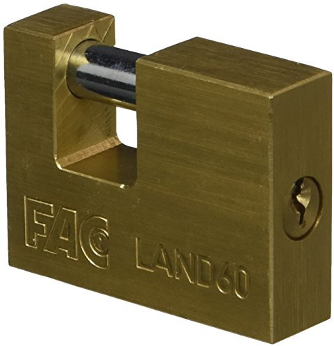 Fac - Candado 60 mm. laton rectang. blister