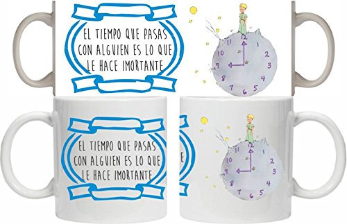 DrMugCollection Taza Principito Reloj