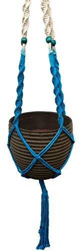 Natural Macramé Plant Hanger – Large