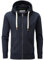 Charles Wilson Original-Kapuzenpullover mit Reißverschluss (Small, Deep Navy (0819))