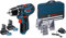Bosch GSR 12V-15 + 2x 4,0Ah in Tasche, 1 Stück, 0615990HV1