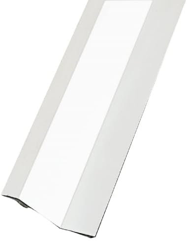 Amig - Tapajuntas para Suelo - 720 mm x 40 mm - Tira de Transición en Escalón y con Fijación Adhesiva - Cubrecantos Embellecedor para Uniones - Acero Inoxidable 18/8 Plateado Mate
