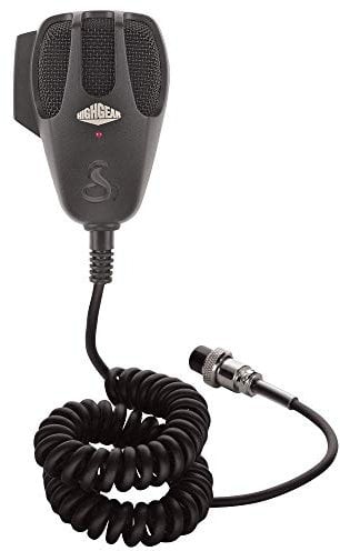 Cobra HG M75 Premium Power Replacement CB Microphone (Black) – 4-Pin Connector, 9 Foot HighFlex™ Cord, Heavy Duty ABS Shell, Wire Mesh Grille, Push To Talk, 2 Transistor Amp (9V Battery, Not Incl)