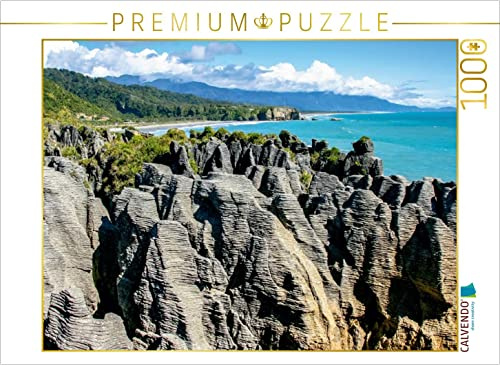 CALVENDO Puzzle Pancake Rocks im Paparoa NP | 1000 Teile Lege-Größe 64 x 48 cm Foto-Puzzle für glückliche Stunden