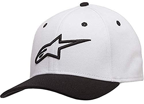 Alpinestars Herren Ageless Curve Hat Baseballkappe, Weiß / Schwarz, L EU