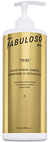 evo Fabuloso Pro Prime Colour Priming Shampoo 1000 ml Entfernt alle Rückstände aus dem Haar