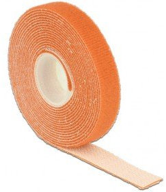 DELOCK Kabelbinder Klettverschluss 1 Stk L3 m x B13 mm Rolle orange