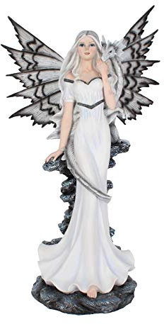 Nemesis Now Figur Vanya, 55 cm, Weiß, 27 cm