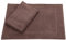 Betz 2 Stück Badvorleger Badematte Badteppich Duschvorleger Frottee Premium Größe 50x70 cm 100% Baumwolle Qualität 650g/m² Farbe nuss