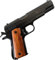 Colt M1911A1 Schwarz mit dunkler Griffschale, Kunststoff, Schusswaffengriff