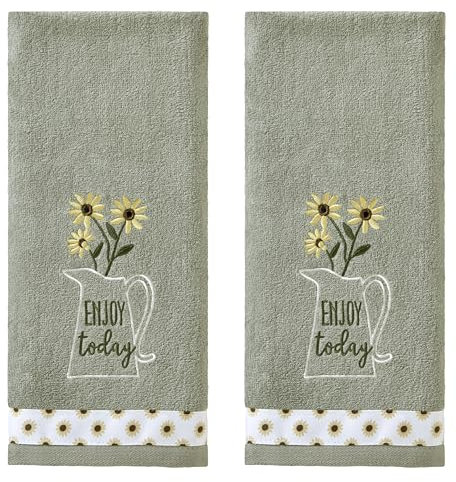 SKL Home Saturday Knight Ltd. - Set di 2 asciugamani Enjoy Today