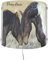 CreaDesign WA-1116, Paint Horses, Kinderzimmer Wandlampe personalisiert mit Namen, Nachtlicht/Schlummerlicht für Steckdose, E14, 22 x 22,5 x 8,5 cm