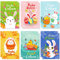 THEXIU Osterkarten Set, 12 Blätter Postkarte Ostern, Ostergrußkarten, Osterkarten Hasen, Osterkarten Postkarten, Postkarten Kinder, Osterkarten, Frohe Ostern Grußkarten