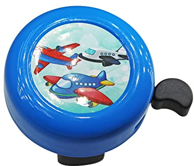 Johoxton Fahrradklingel Kinder Mädchen Jungen klingel Fahrrad Fahrradglocke Fahrrad Ring Glocke mit Schön Lautem Ton Klarem Klingel für Rennrad Mountainbike (blau)