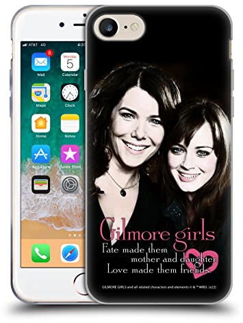 Head Case Designs Offizielle Gilmore Girls Das Schicksal Hat Sie Gemacht Graphics Gelhülle [Militärischer Schutzgrad] Kompatibel Mit Apple iPhone 7/8 / SE 2020 & 2022 Und Kompatibel Mit MagSafe