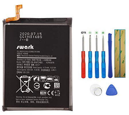 Swark EB-BN972ABU Batterie compatible avec Samsung Galaxy Note 10+ Note10 Plus SM-N975 avec outils