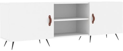vidaXL Mobile Porta TV Bianco 150x30x50 cm in Legno Multistrato