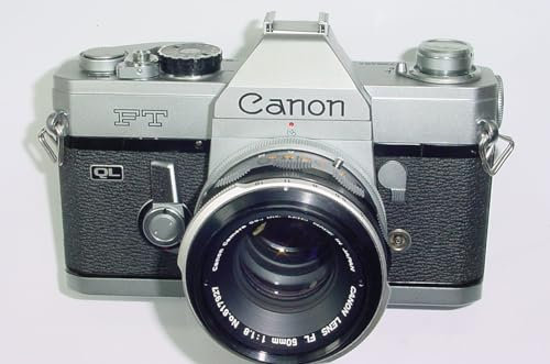 Vintage film camera for Canon FT QL 35mm Film SLR Manual Camera with 50mm F/1.8 FL Lens FTQL 50/1.8