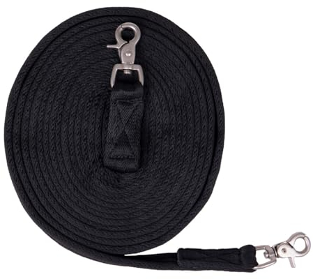 QHP Langzügel lange Zügel (4 m, schwarz)
