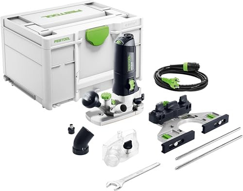 Festool Modul-Kantenfräse MFK 700 EQ-Plus (mit Seitenanschlag, Spannzange, Gabelschlüssel, Schraubendreher, Absaughaube, plug it-Netzkabel), im Systainer