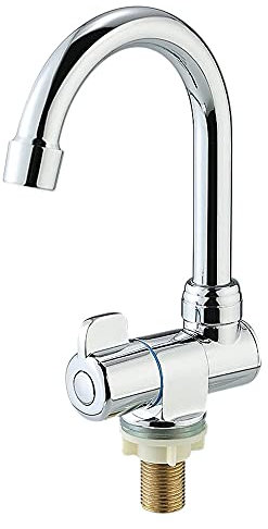 Yokomu KüChenarmatur, Drehbarer RV Wasserhahn Hochwertig KüChen Armatur für Wohnmobil Wohnmobil Wohnmobil Reisean HäNger