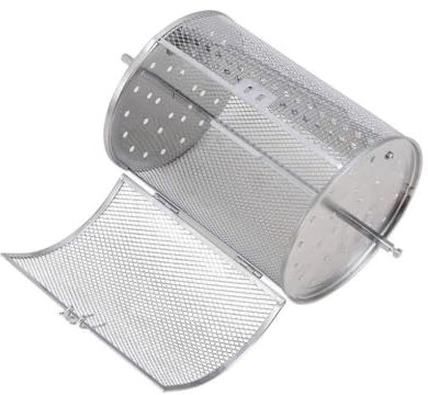 susiodeu Universal Air Fryer Rotating Basket Replacement Oven Cage Grill Roaster Rotisserie Upgrade Modified Grilling Tool