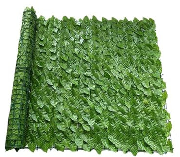 Ayztantine Künstliche Hecke 0,5 x 0,5 m Künstlicher Sichtschutzzaun, Wandschirm, Kunst-Efeu-Blatthecken, Zaunelemente, for drinnen und draußen, Garten, Terrasse, Balkon, Wandschirm(Type D)