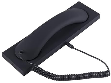 ANNJUC Universeller Retro-Telefonempfänger, Mobilteil, Smartphone, Anruf, Headset, 3,5 mm, Festnetztelefon, Mikrofon, Retro-Telefonhörer