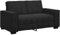 vidaXL Canapé à 2 Places Noir 120 cm Velours, canapé, canapé Deux Places, canapé 2 Places en Velours, Couche, canapé en Velours