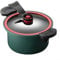 Gdfnmogo Proof Stainless Steel Pressure Cooker, For Gas And Induction Stoves Cooking, Household Kitchen Use Micro-Pressure Cookers With Pot Cover(GREEN)