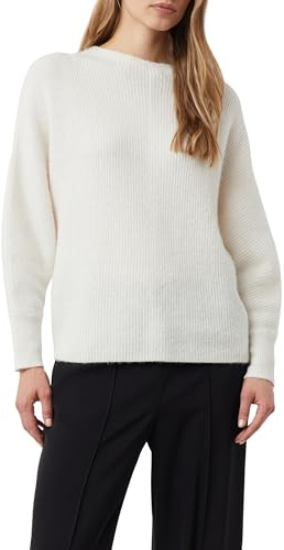 COMMA Haariger Strickpullover mit Fledermausärmeln