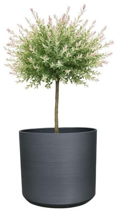 Gardening Naturally Lightweight Weather-Resistant Plant Pot with Drainage Hole – Modern Indoor and Outdoor Planter (Extra Large)