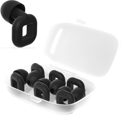 CATOR 3 Paare Ohrstöpsel mit Double Tips, loop earplugs Ultrabequeme, wiederverwendbare, Ohrstöpsel für Schlaf, Konzentration, Reisen, Geräuschempfindlichkeit Mit Dose