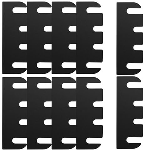 Door Hinge Shims 10 Pack - 0.040 Inch Thickness, 4.5 Inch Hinge Shims