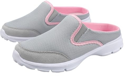Zapatillas Deportivas Mujer Zapatos Sin Cordones Aire Transpirables Ligeras Sneakers Gimnasio Atlético Transpirable Tenis Ligeros de Verano combina Confort y Estilo Ideales para Primavera-Verano