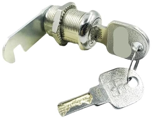 Cerradura de leva for caja de caudales, armario de gimnasio, puerta corrediza, taquilla escolar, cajón de oficina, herrajes de seguridad MS486 I 1 unidad(Yellow)