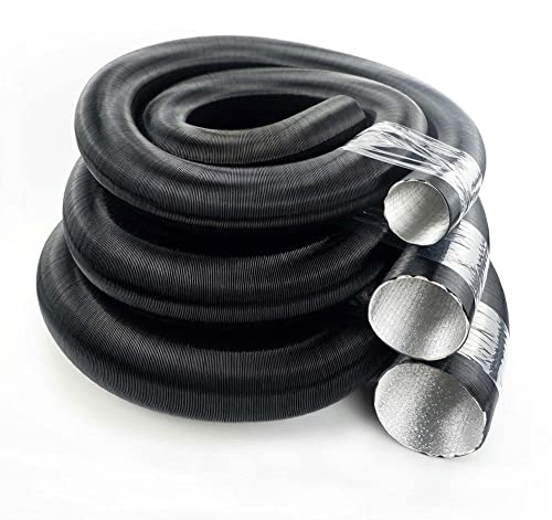 42/60/75mm Flexible Air Ducting Pipe Hose for Air Diesel Parking Heater, Compatible with Camper, and Vehicle Heating Systems (75mm)