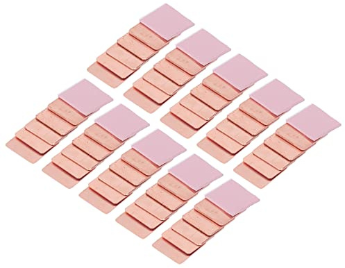 Kupfer Shim, Bestehend aus 50 Kupferpads, 10 Silikonpads | Kupfer Pad, Kühlkörper Set für Laptop-GPUs, VGAs, VRAMs, RAMs und IC-Chips