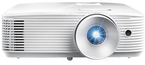 Optoma W405LVe - WXGA, 4000 ANSI Lumen, altoparlante integrato da 10 W, HDMI + VGA, alimentazione USB per streaming, proiettore portatile per affari e aule