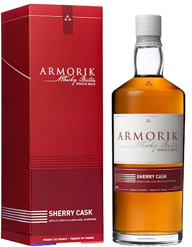 Armorik Single Malt Armorik SHERRY CASK Whisky Breton Single Malt 46%, Volume - 0.7 l in Geschenkbox Whisky