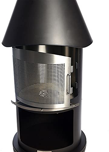 Pelletofen MCZ Ego Air -2016 (8 kW) Stahlverkleidung Schwarz Oben