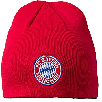 FC Bayern Wende-Beanie Kids Logo