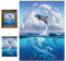 3D LiveLife Linsenförmige Wandkunst Drucke - Delphinsinfonie von Deluxebase. Ungerahmtes 3D Ozean Poster. Perfekter Wandfüller. Original kunstwerk lizenziert von bekannt künstler, Jerry LoFaro